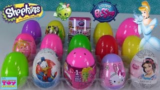 Surprise Egg A Palooza Opening  Shopkins Disney LPS Zelfs  PSToyReviews [upl. by Asin609]