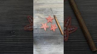 Tiny paper starfish All the steps and supplies are on the full video up now quilling crafting [upl. by Arbed28]