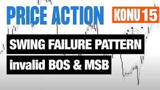 KONU 15 SWING FAILURE PATTERN NEDİR SFP  INVALID BOS VE INVALID MSB NEDİR [upl. by Anihta]