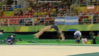 Elisa Meneghini ITA Qual Fx Olympics Rio 2016 [upl. by Gudrin]