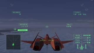 Ace Combat 5 first time using ADF01 Falken [upl. by Kenzi]