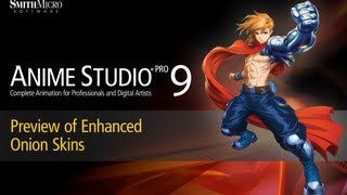 Anime Studio 9 amp 95 Preview  Enhanced Onion Skins [upl. by Peers]