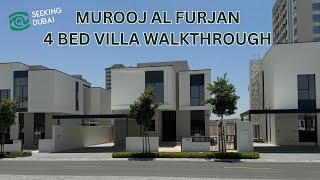 Murooj Al Furjan 4 Bedroom Small Villa  Handover soon [upl. by Jackie]