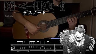 Ryuk’s Theme  Death Note Kyrie  Guitar cover with TABS [upl. by Paul]