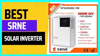 SRNE 3000W 24V Pure Sine Wave OffGrid Hybrid Solar Inverter [upl. by Aihsatsan482]