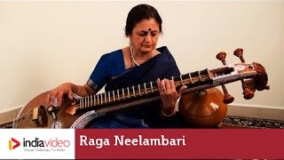 Raga Neelambari by Jayalakshmi Sekhar  Raga Series Veena 001 [upl. by Eniahs]