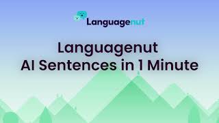 AI Sentences in 1 Minute [upl. by Suoirtemed]