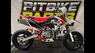 Symotos SYV140 140cc Supermoto Pit Bike Walk Around [upl. by Fira410]