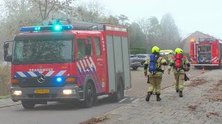 GROTE WONINGBRAND IN GOES  Brandweer met spoed onderweg  Veel rook bij uitslaande brand op zolder [upl. by Hnahym]