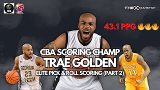 The BEST Pick amp Roll Scoring Workout Pt 2  CBA Scoring Champ  Trae Golden [upl. by Annaor]