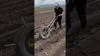 See How This Unique Fertilizer Spreader Made from Old Tires Works for Corn [upl. by Urbanus831]