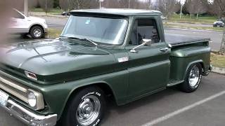 1965 chevy truck flowmasters sound good [upl. by Nylear]