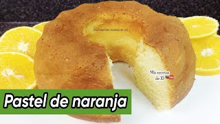 Pan de naranja o Pastel esponjoso y casero 💛 [upl. by Rena]