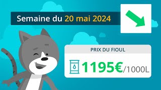 Prix ​​du fioul domestique  semaine du 20 mai 2024 [upl. by Llebiram]