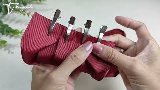 EASY GROSGRAIN RIBBON BOW  DIY MEMBUAT PITA 3ribbon craft diy tutorial [upl. by Fidellas770]