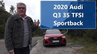 2020 Audi Q3 35 TFSI Sportback Review and Roadtest GayCarBoys [upl. by Didier235]