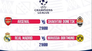 🔴LIVEGAMES UCL ARSENAL 1  0 SHAKHTAR DONETSK  REAL MADRID 0  2 BORUSSIA DORTMUND [upl. by Weinert]