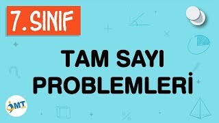 Tam Sayı Problemleri ToplamaÇıkarma 7 Sınıf Matematik imt hoca [upl. by Kentigerma]