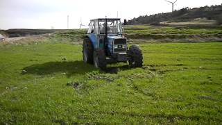 landini 6870 con spandiconcime lely parte 2 [upl. by Odlopoel]