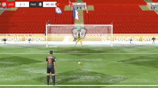 Arsenal Vs Paris 2  1 Legendary Division Cup Group Match Dls Football Game Video [upl. by Donahoe]