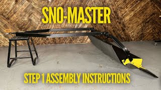 2024 SNOMASTER Standard Snow Groomer Assembly Instructions [upl. by Tisbe]