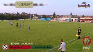 300724 Swallownest FC vs Harrogate Railway Match Highlights [upl. by Marquis]