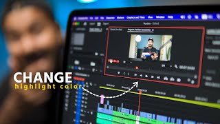 How to change HIGHLIGHT COLOR in Premiere Pro [upl. by Aicnom]