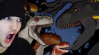 Reacting to Indoraptor vs Atrociraptors [upl. by Jodoin]