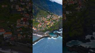 📍Seixal  framed by dramatic cliffs and lush greenery madeira madeiraisland madeiraportugal [upl. by Calica147]