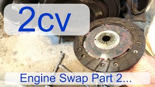 2cv engine swap part 2 [upl. by Davilman]