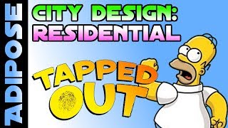 Simpsons Tapped Out Live  City Design 10 Residential Areas [upl. by Archie]