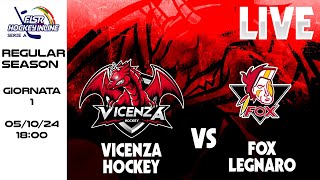 Campionato Italiano SERIE A  G1  Vicenza Hockey VS Legnaro FOX [upl. by Aid]