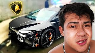 TOGI CRASHES HIS BRAND NEW LAMBORGHINI [upl. by Nnylyaj]