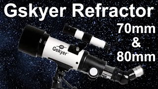 All about the Gskyer 70mm and 80mm refractors [upl. by Graig]