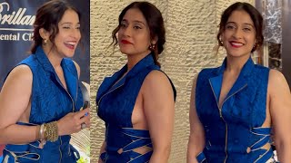 Regina Cassandra GLAMOROUS Visuals In Blue Dress  Actress Regina Cassandra Sizzling amp Latest Videos [upl. by Basham]