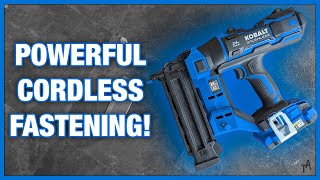 No More Air Compressors Kobalt 24v XTR Brushless 18GA Brad Nailer [upl. by Reitrac443]