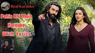 Pehle Bhi Main Karaoke With Lyrics  ANIMAL  Vishal Mishra  Real Karaoke [upl. by Yim]