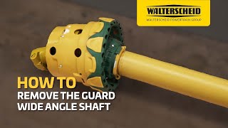 Walterscheid® How To  Remove the guard from a wideangle PTO shaft [upl. by Quartis]