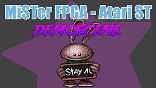 MiSTer FPGA  Atari ST Demoscene FX CAST Atari ST core [upl. by Alaster]