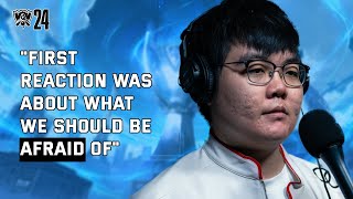 369 describes his feelings on facing T1 yet again at Worlds [upl. by Adnoyek370]