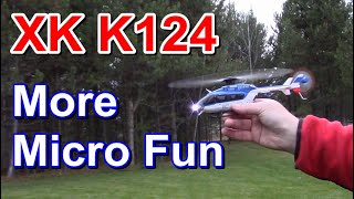 XK K124 Scale EC145 Micro RC Heli Review [upl. by Ttezil]