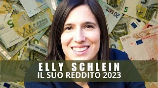 Elly Schlein IL SUO REDDITO 2023 [upl. by Eyk650]