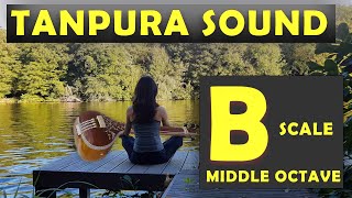 B Scale Tanpura  B Scale Tanpura Female  Lower Octave [upl. by Sidras]