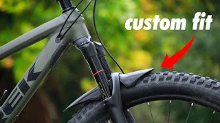 After the perfect Mudguard Lets make one  The Fully Customizable MTB Fender [upl. by Nyrrek]