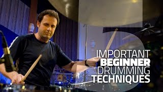 5 Beginner Drumming Techniques with Mike Michalkow [upl. by Phares]