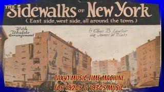 1910s1920s Music Of The Shannon Quartet  Sidewalks Of New York Pax41 [upl. by Suirad]