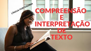 Compreensão e interpretação de texto [upl. by Nalaf808]