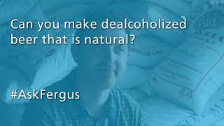 Can you make dealcoholized beer that is natural [upl. by Laurin]