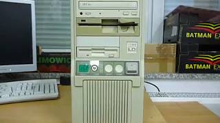 Vintage PC 486 DX2 66MHz 8MB RAM 250MB HDD  ISA MSDOS Computer 4 33 100 CF [upl. by Anaihsat990]