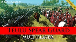 Thrones of Britannia Multiplayer Battle 208  Teulu Spear Guard [upl. by Ecitnerp]